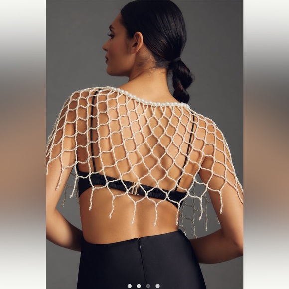 Anthropologie Pearl Cape - Picture 3 of 4